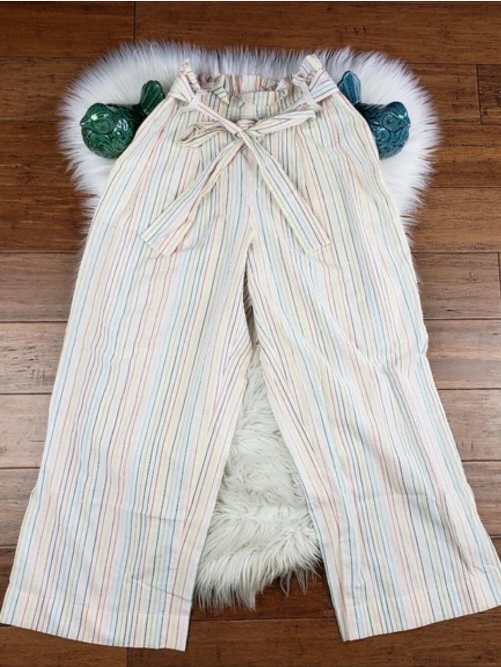Madewell paperbag striped cover-up pants small